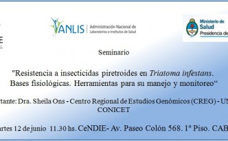 Seminario Resistencia a piretroides en Triatoma infestans