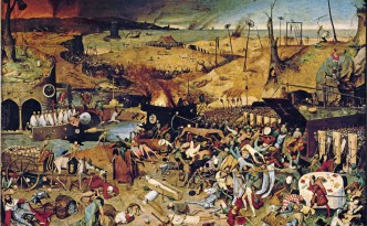 Foto del Medievo - "El triunfo de la muerte"
Autor: Pieter Brueghel
Museo del Prado - Madrid, España
Poner: La Peste Bubónica origino tres grandes pandemias en la historia de la humanidad. Actualmente, sigue habiendo focos de esta enfermedad en Asia, África y América.